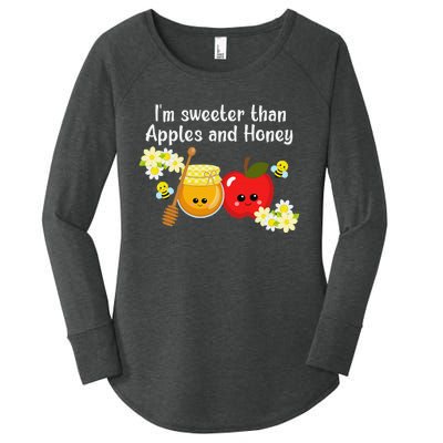 Rosh Hashanah Apples and Honey Shana Tova Jewish New Year  Women's Perfect Tri Tunic Long Sleeve Shirt