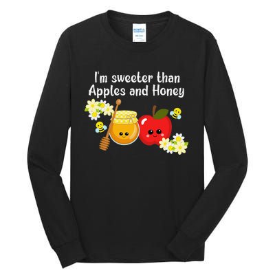 Rosh Hashanah Apples and Honey Shana Tova Jewish New Year  Tall Long Sleeve T-Shirt