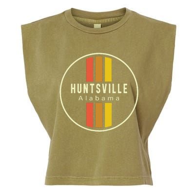 Retro Huntsville Alabama Garment-Dyed Women's Muscle Tee