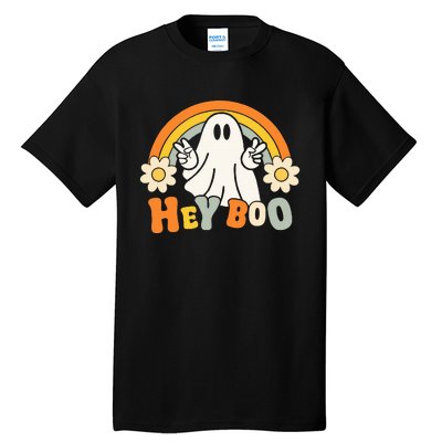 rainbow hey boo cute ghost  halloween customer Tall T-Shirt