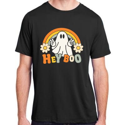 rainbow hey boo cute ghost  halloween customer Adult ChromaSoft Performance T-Shirt