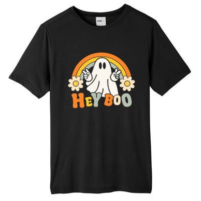 rainbow hey boo cute ghost  halloween customer Tall Fusion ChromaSoft Performance T-Shirt