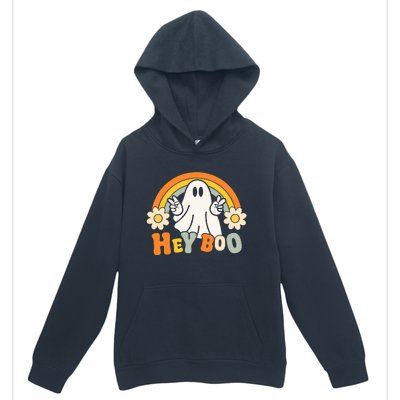 rainbow hey boo cute ghost  halloween customer Urban Pullover Hoodie