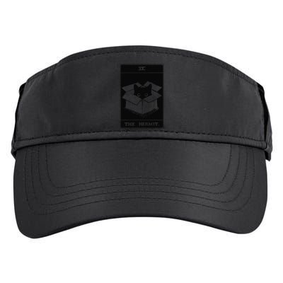 Retro Halloween Black Cat The Hermit Tarot Card Witchcraft Adult Drive Performance Visor