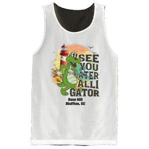 Rose Hill Bluffton South Carolina See You Later Alligator Mesh Reversible Basketball Jersey Tank