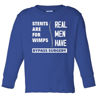 Real Have Bypass Surgery Open Heart Surgery Survivor Gift Toddler Long Sleeve Shirt