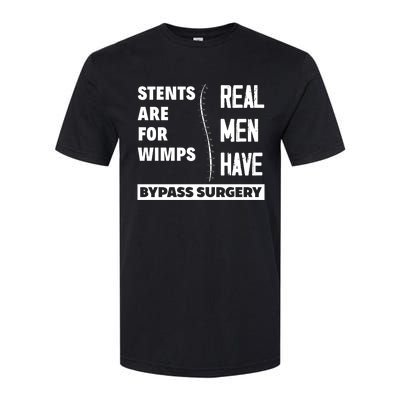 Real Have Bypass Surgery Open Heart Surgery Survivor Gift Softstyle® CVC T-Shirt