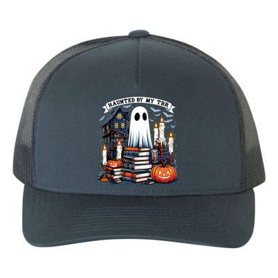 Retro Haunted By My Tbr Halloween Book Readers Book Lovers Yupoong Adult 5-Panel Trucker Hat