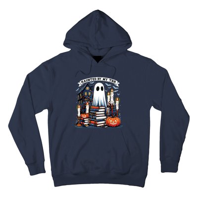 Retro Haunted By My Tbr Halloween Book Readers Book Lovers Hoodie