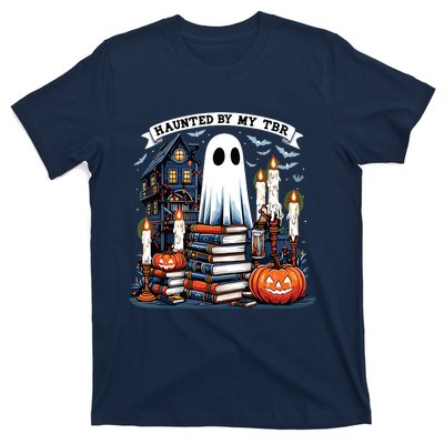 Retro Haunted By My Tbr Halloween Book Readers Book Lovers T-Shirt