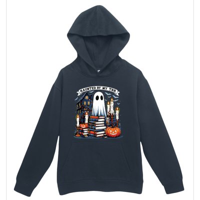 Retro Haunted By My Tbr Halloween Book Readers Book Lovers Urban Pullover Hoodie