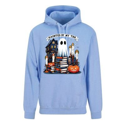 Retro Haunted By My Tbr Halloween Book Readers Book Lovers Unisex Surf Hoodie