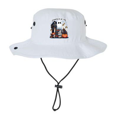 Retro Haunted By My Tbr Halloween Book Readers Book Lovers Legacy Cool Fit Booney Bucket Hat