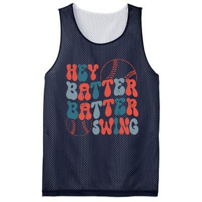 Retro Hey Batter Batter Swing Funny Baseball Wo Mesh Reversible Basketball Jersey Tank