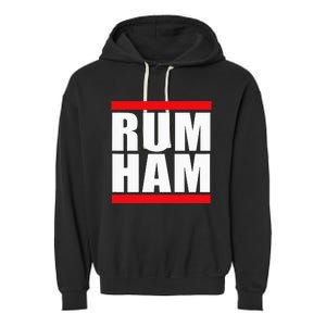 Rum Ham Blue Small Us Garment-Dyed Fleece Hoodie