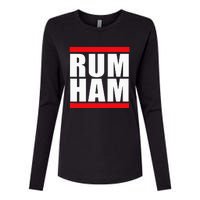 Rum Ham Blue Small Us Womens Cotton Relaxed Long Sleeve T-Shirt