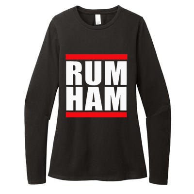 Rum Ham Blue Small Us Womens CVC Long Sleeve Shirt