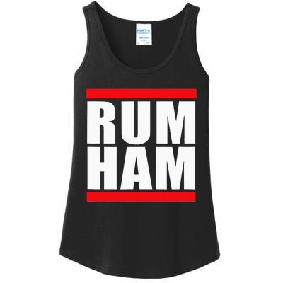 Rum Ham Blue Small Us Ladies Essential Tank