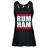 Rum Ham Blue Small Us Ladies Essential Flowy Tank