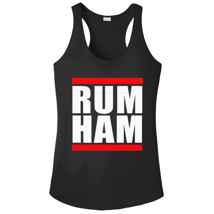 Rum Ham Blue Small Us Ladies PosiCharge Competitor Racerback Tank