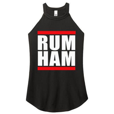 Rum Ham Blue Small Us Women’s Perfect Tri Rocker Tank