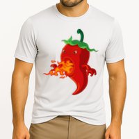 Red Hot Chilli Pepper With Flame Cooling Performance Crew T-Shirt