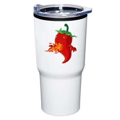 Red Hot Chilli Pepper With Flame Tumbler