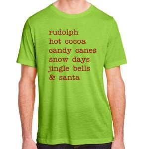 Rudolph Hot Coca Christmas Holiday Festive Adult ChromaSoft Performance T-Shirt