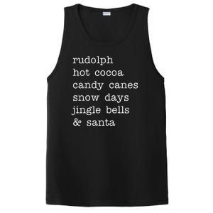 Rudolph Hot Coca Christmas Holiday Festive PosiCharge Competitor Tank