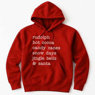 Rudolph Hot Coca Christmas Holiday Festive Hoodie