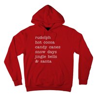 Rudolph Hot Coca Christmas Holiday Festive Hoodie