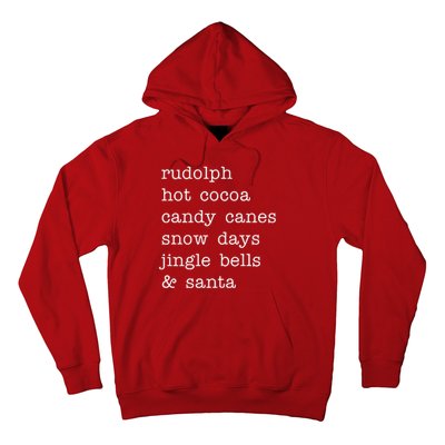 Rudolph Hot Coca Christmas Holiday Festive Hoodie