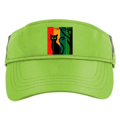 Retro Halloween Cat Adult Drive Performance Visor