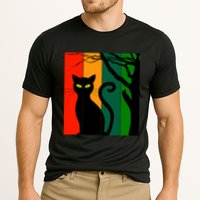 Retro Halloween Cat Cooling Performance Crew T-Shirt