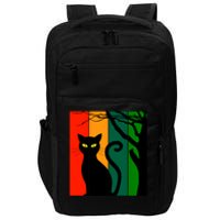 Retro Halloween Cat Impact Tech Backpack