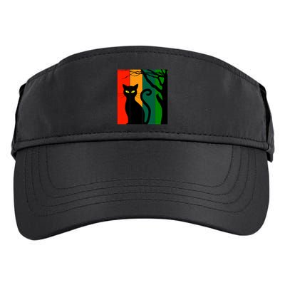 Retro Halloween Cat Adult Drive Performance Visor