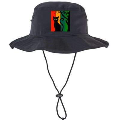 Retro Halloween Cat Legacy Cool Fit Booney Bucket Hat