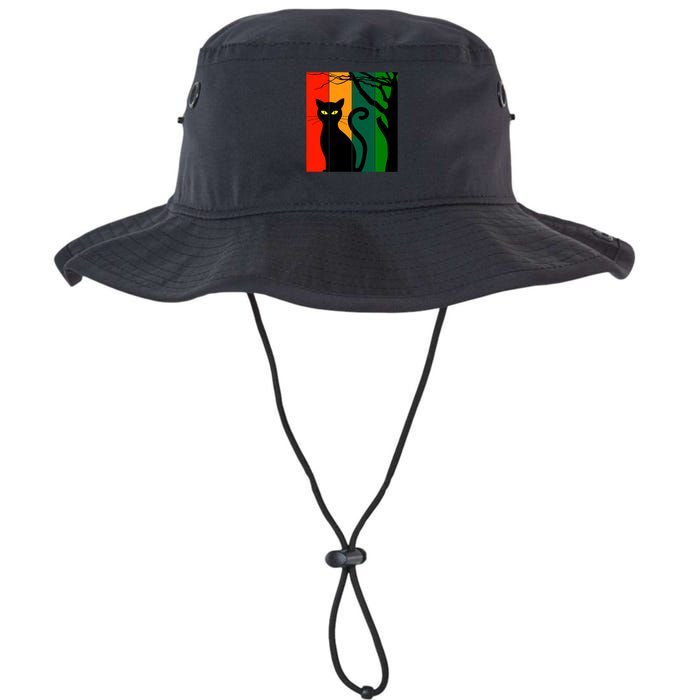 Retro Halloween Cat Bucket Hat