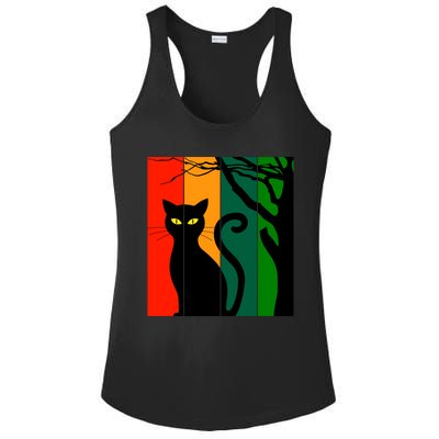 Retro Halloween Cat Ladies PosiCharge Competitor Racerback Tank