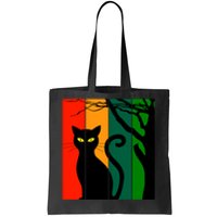 Retro Halloween Cat Tote Bag