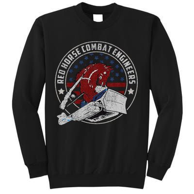 Red Horse Combat Engineer Us Military Sweatshirt