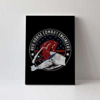 Red Horse Combat Engineer Us Military Canvas