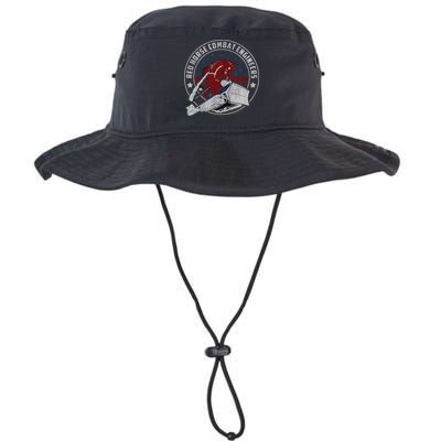 Red Horse Combat Engineer Us Military Bucket Hat