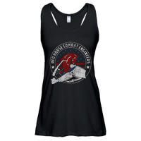 Red Horse Combat Engineer Us Military Ladies Essential Flowy Tank