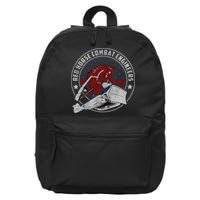 Red Horse Combat Engineer Us Military 16 in Basic Backpack