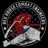 Red Horse Combat Engineer Us Military 16 in Basic Backpack