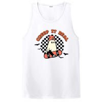 Retro Halloween Creep It Real Vintage Ghost Halloween PosiCharge Competitor Tank