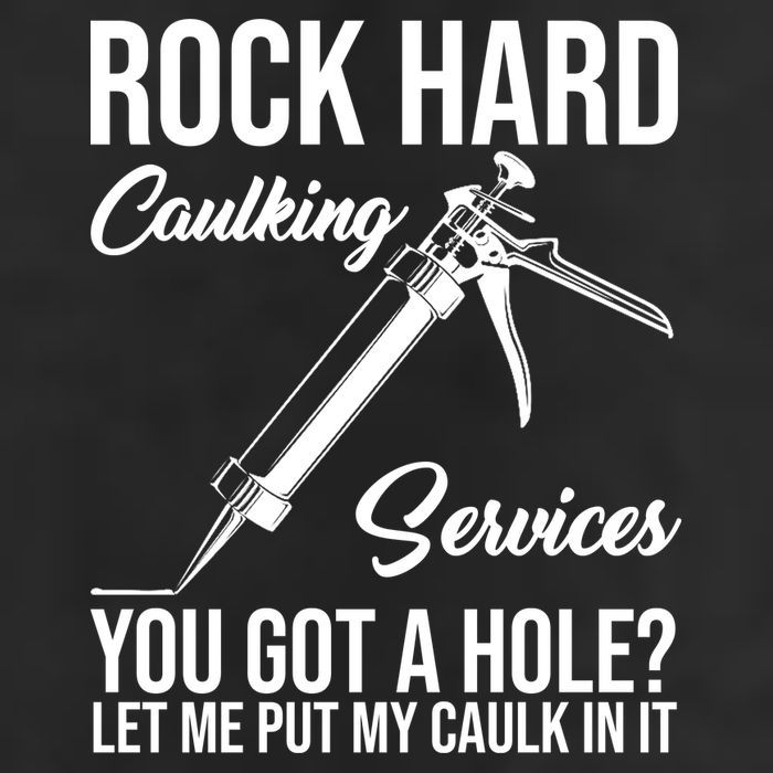 Rock Hard Caulking Services You Got A Hole 7 Panel Mesh Trucker Snapback Hat