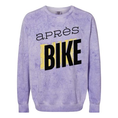 Ride Hard Chill Harder AprèS Bike Effects Colorblast Crewneck Sweatshirt