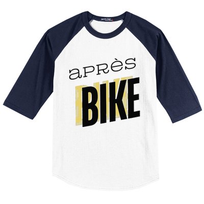 Ride Hard Chill Harder AprèS Bike Effects Baseball Sleeve Shirt